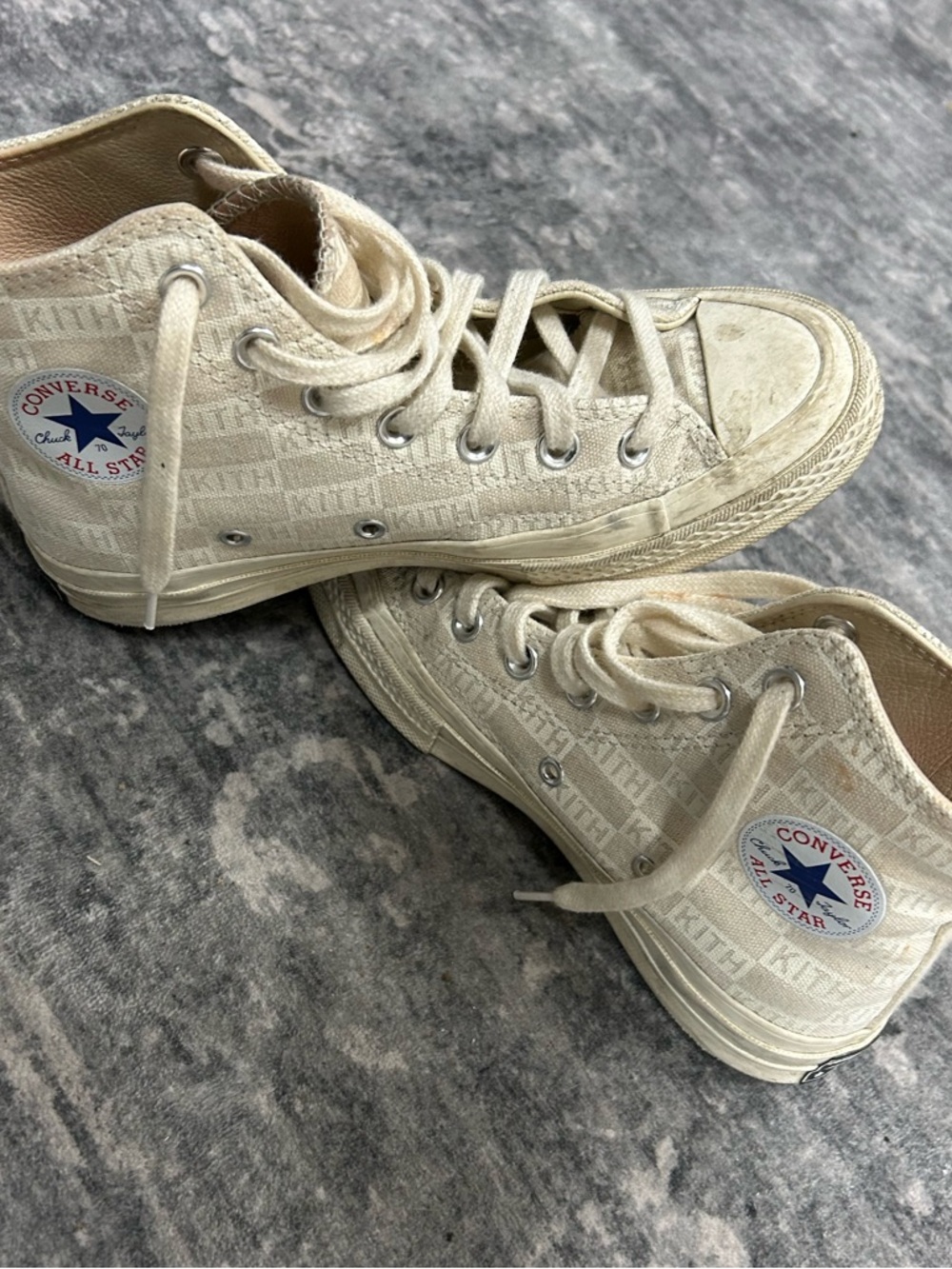 Kith High-Top Converse Off-White